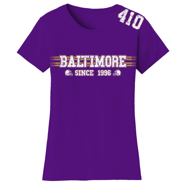 Women's Playoff Football T-Shirts - Baltimore