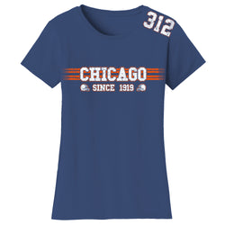 Women's Playoff Football T-Shirts - Chicago