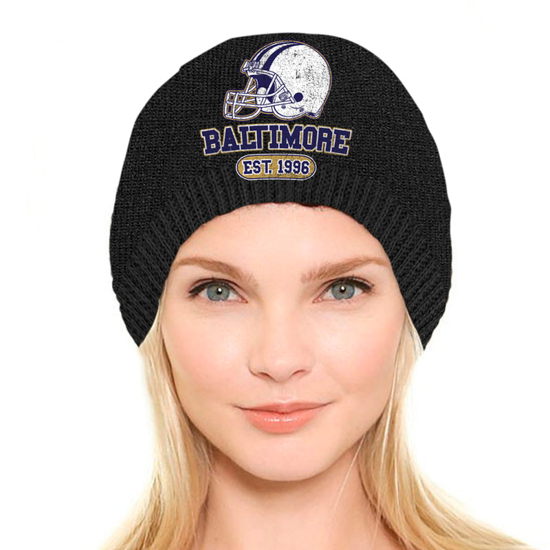 Football Women Beanie - Baltimore